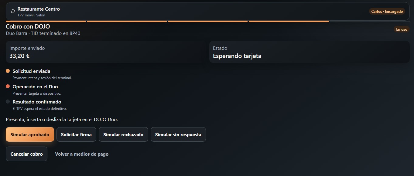 Cobro con datáfono DOJO